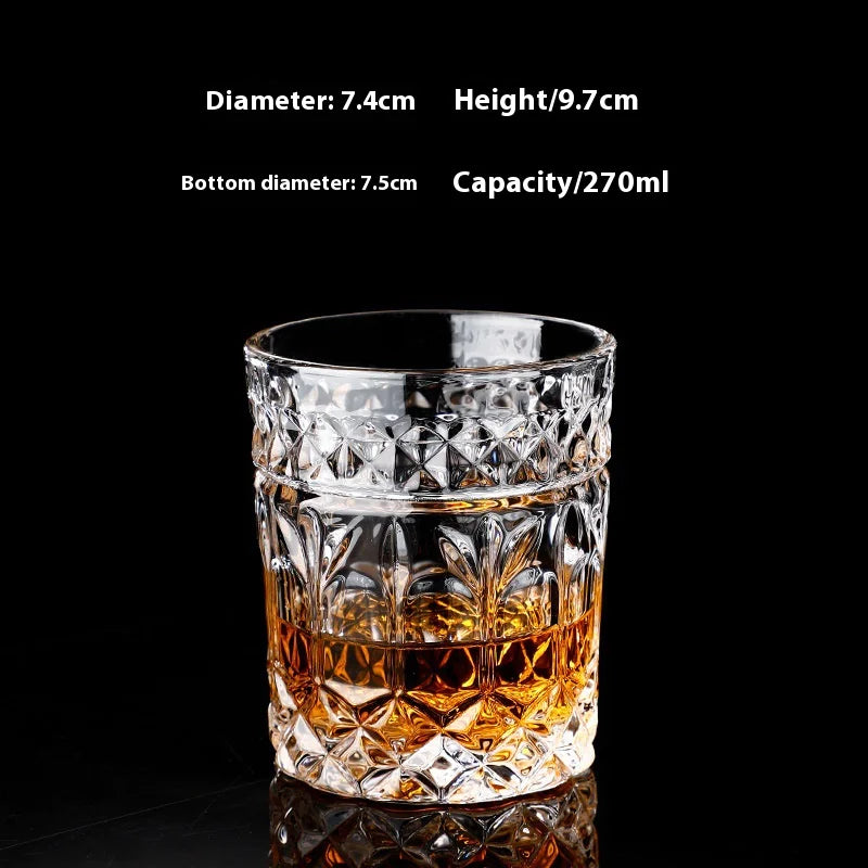 Crystal Whiskey Shot Glass Set WEM Support (www.WEM.support)