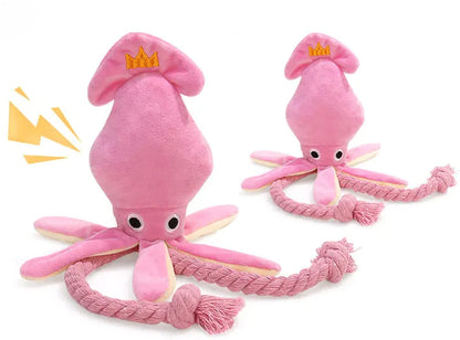 Squid Plush Dog & Cat Chew Toy HejK.com