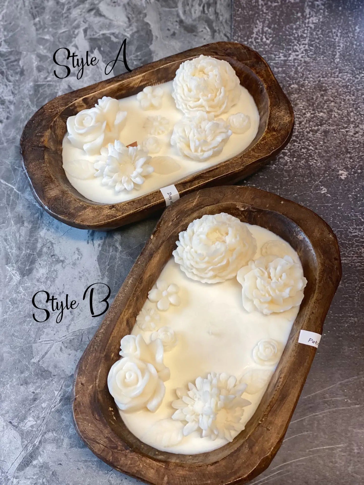 Botanical Garden Scented Dough Bowl Candle WEM Support (www.WEM.support)