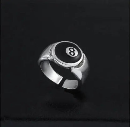 Billiard Number 8 Opening Adjustable Ring WEM Support (www.WEM.support)