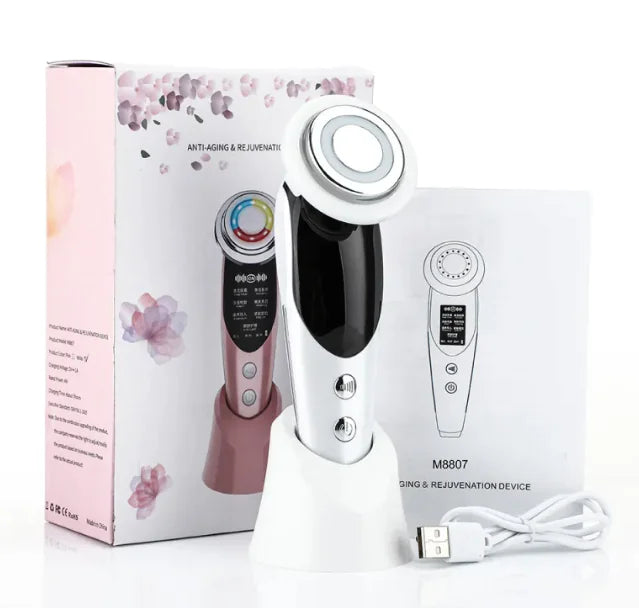 EMS Micro-current Color Light Skin Rejuvenation Instrument WEM Support (www.WEM.support)