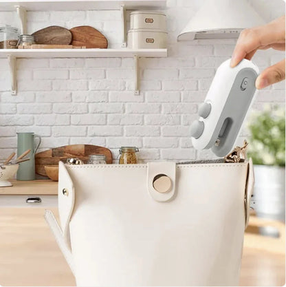 Portable USB Rechargeable Vacuum Sealer WEM Support (www.WEM.support)