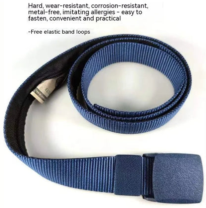 Nylon Zipper Travel Money Belt WEM Support (www.WEM.support)