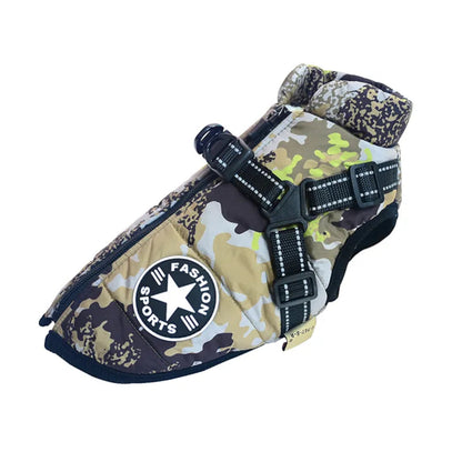 Dog Cotton Winter Vest WEM Support (www.WEM.support)