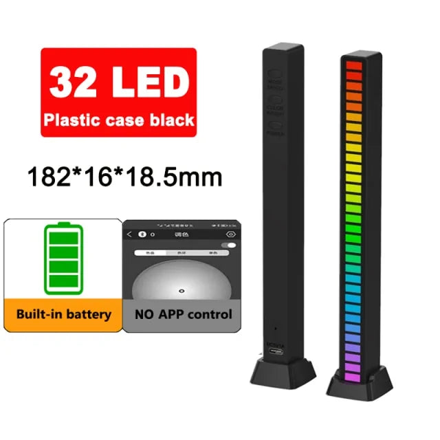 Luz LED Controlada por Som Musical WEM Support (www.WEM.support)