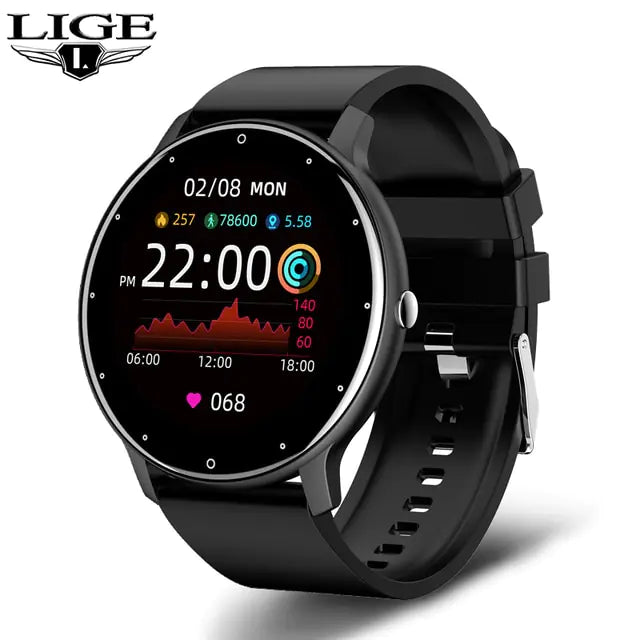 New Smart Watch Men Full Touch Screen Sport Fitness Watch WEM Support (www.WEM.support)