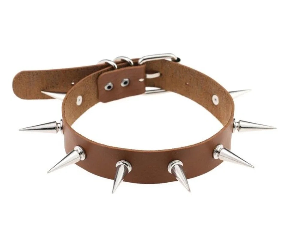 Spike Choker Necklace WEM Support (www.WEM.support)