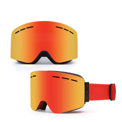 Anti-Fog Ski Goggles with Magnetic Lens WEM Support (www.WEM.support)