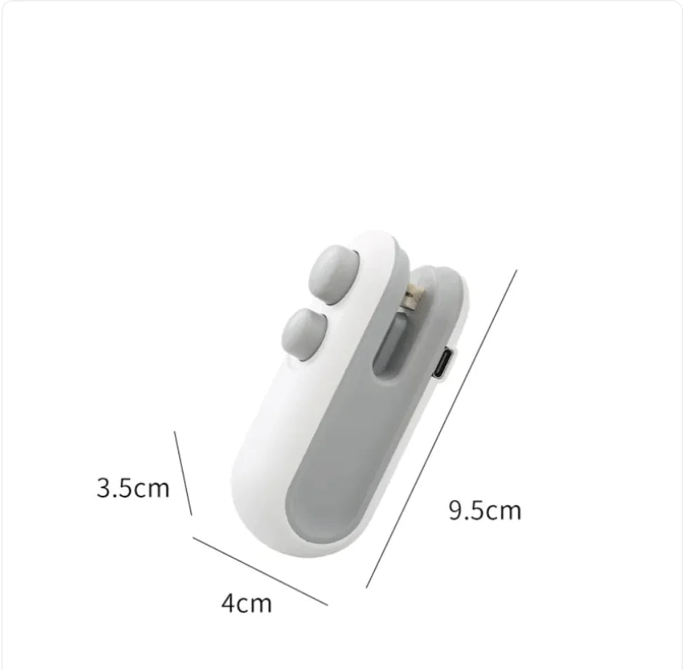 Portable USB Rechargeable Vacuum Sealer WEM Support (www.WEM.support)