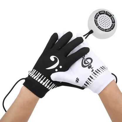 Electric Piano Gloves For Interactive Music Fun WEM Support (www.WEM.support)