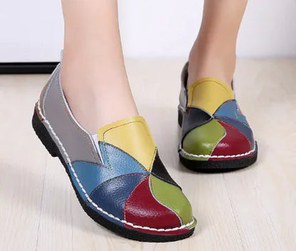 Retro Colorblock Flats WEM Support (www.WEM.support)