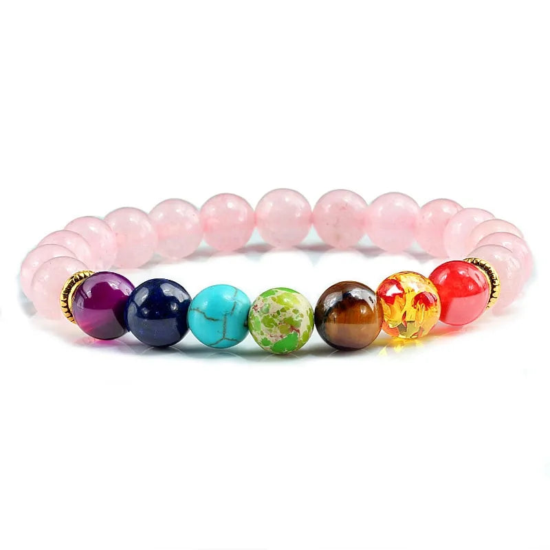 Natural Stone Chakra Bracelets WEM Support (www.WEM.support)