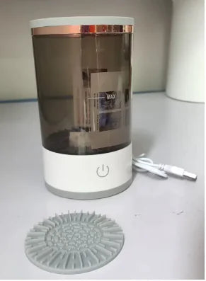 Portable Electric Makeup Brush Cleaner with USB Charging WEM Support (www.WEM.support)