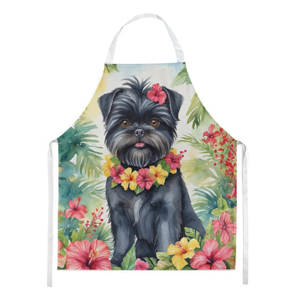 Affenpinscher Luau Apron WEM Support (www.WEM.support)