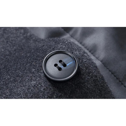 Stand Collar Woolen Coat WEM Support (www.WEM.support)