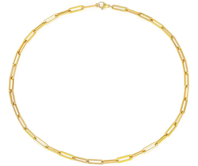 Paperclip Stainless Steel Necklace HejK.com