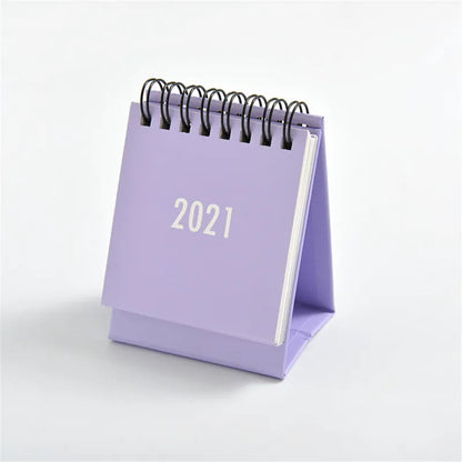 Solid Color Small Desk Calendar WEM Support (www.WEM.support)