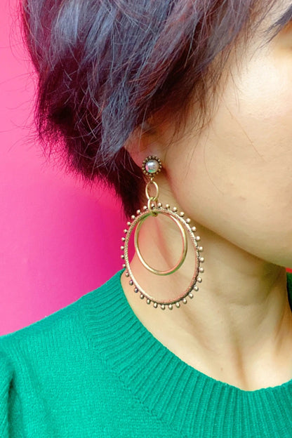 Double The Fun Hoop Earrings WEM Support (www.WEM.support)