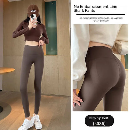 Fleece-lined Thick High Waist Hip Lift Leggings For Women WEM Support (www.WEM.support)