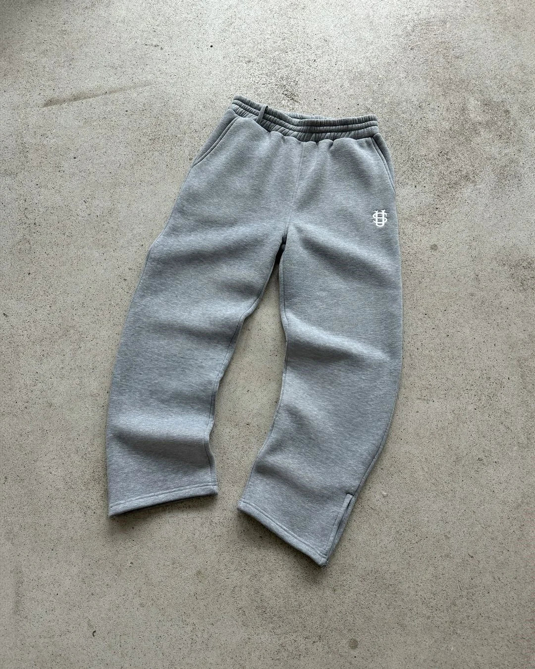 Solid Color Zipper Sweatpants WEM Support (www.WEM.support)