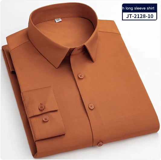 Men's Seamless Elastic Long-Sleeve Shirt HejK.com