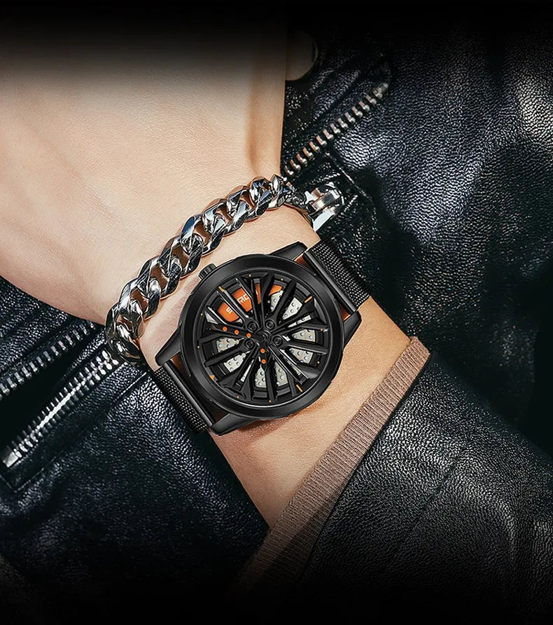 Men's Wheel Series Lucky Fashion Watch HejK.com