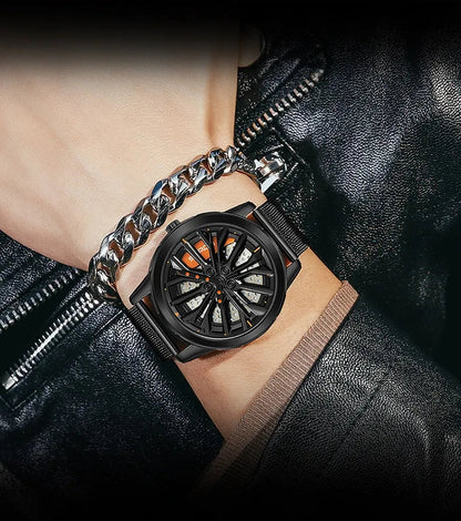 Men's Wheel Series Lucky Fashion Watch HejK.com
