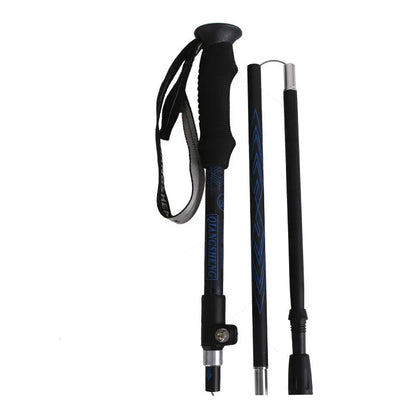 Outdoor Folding Five-section Straight Trekking Pole Trekking Pole WEM Support (www.WEM.support)