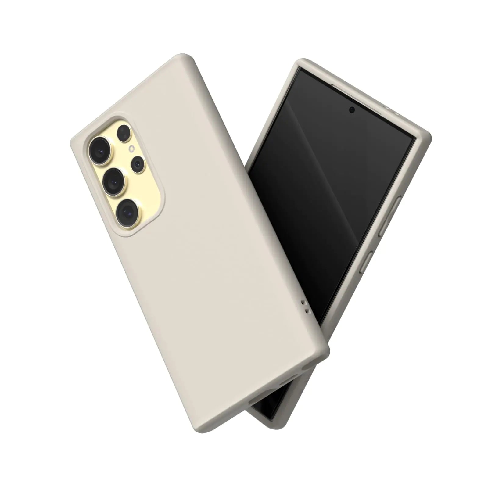 RhinoShield Case Compatible with [Galaxy S24 Ultra] | SolidSuit - Shock Absorbent Slim Design Protective Cover with Premium Matte Finish 3.5M / 11ft Drop Protection - Shell Beige HejK.com