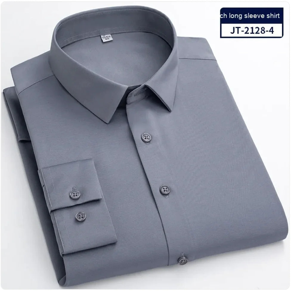 Men's Seamless Elastic Long-Sleeve Shirt HejK.com