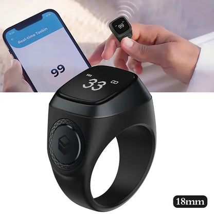 Smart Bluetooth Tasbih Ring For Muslims WEM Support (www.WEM.support)