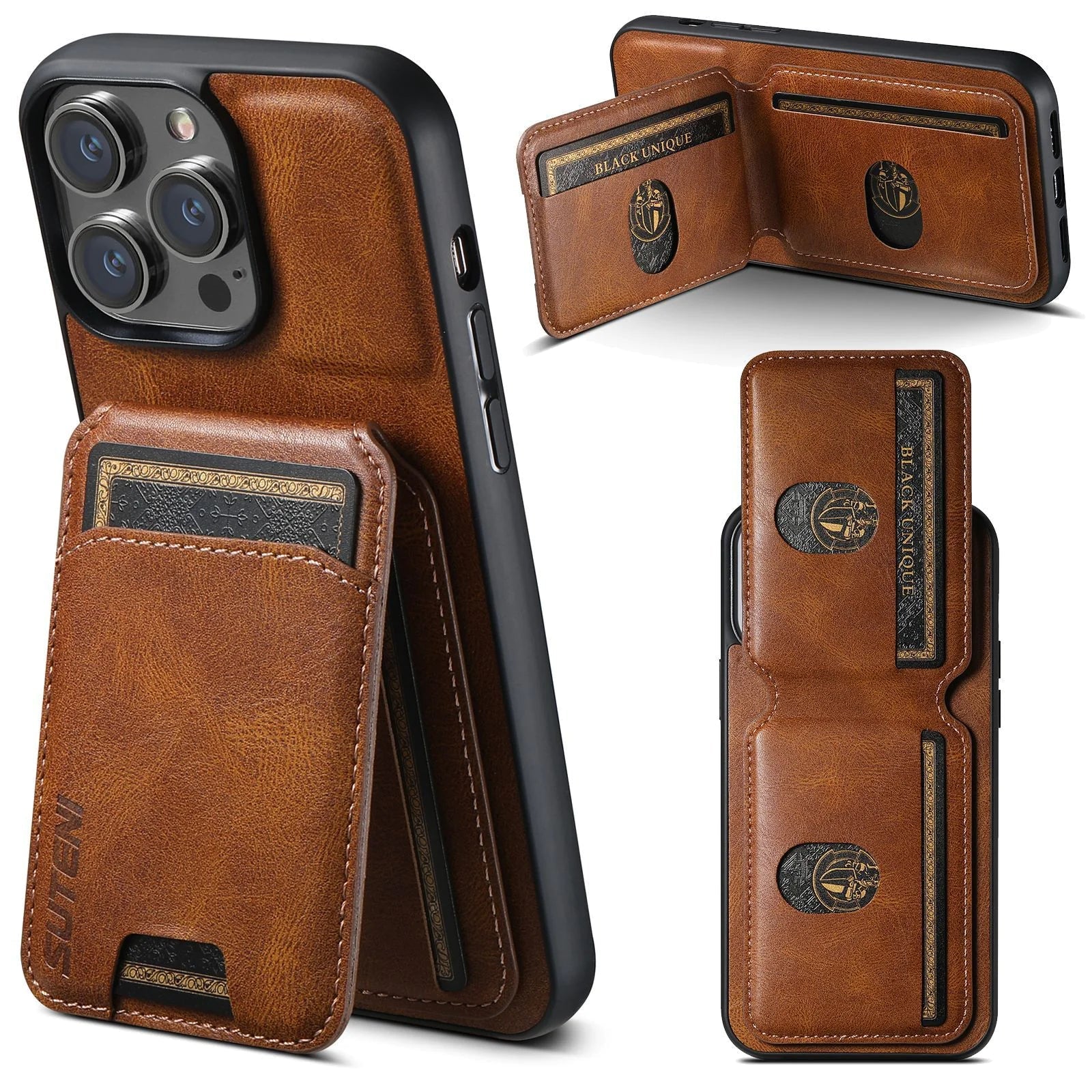 CardGuard Leather Phone Case WEM Support (www.WEM.support)