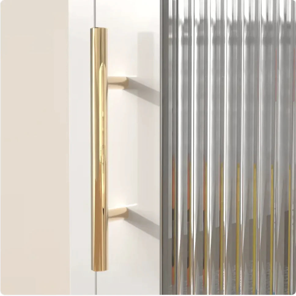 Fluted Glass Cabinet WEM Support (www.WEM.support)