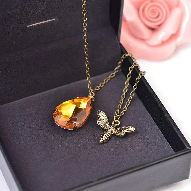 Amber Crystal Pendant WEM Support (www.WEM.support)