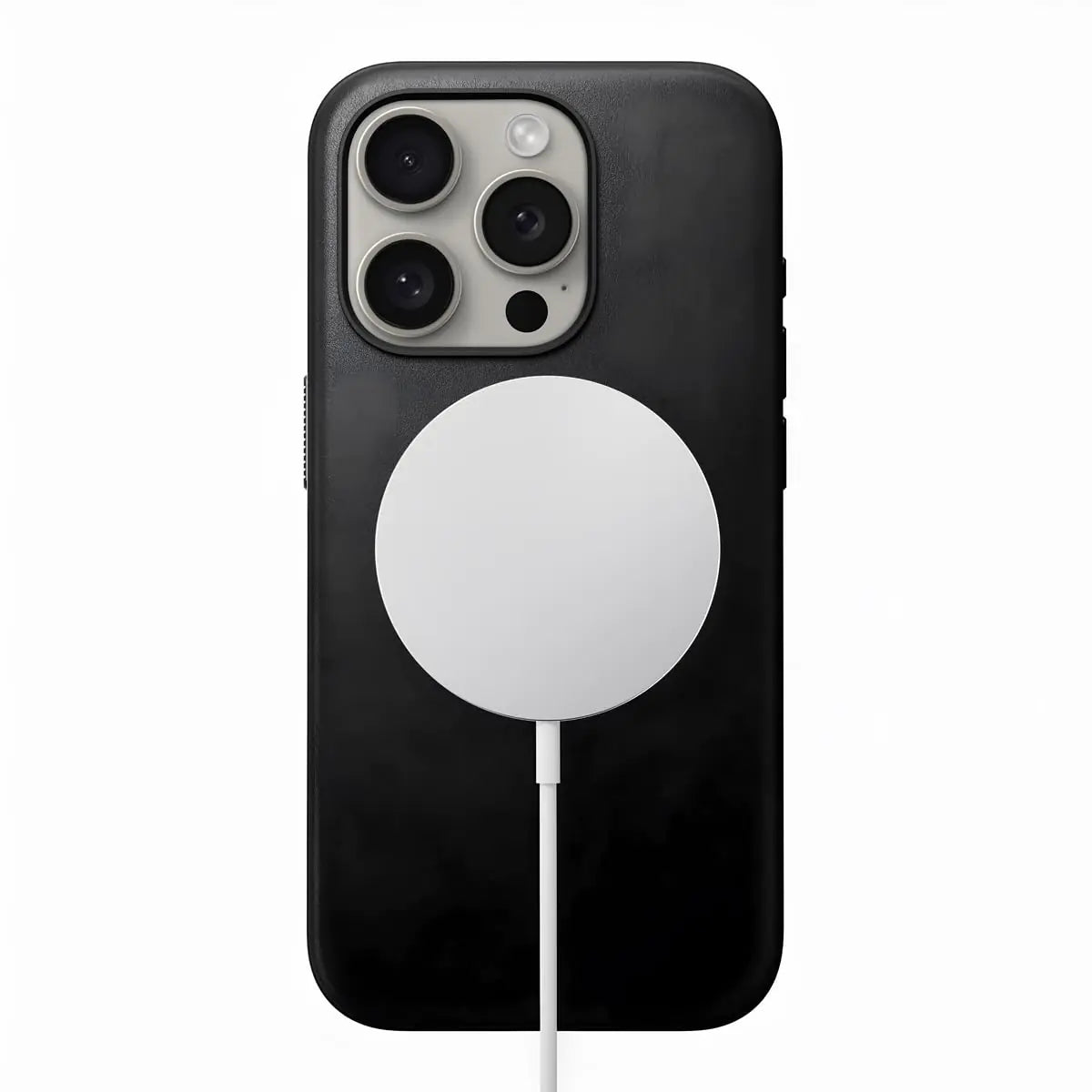 NOMAD - Modern Leather Case - iPhone 16 Pro | Black Leather