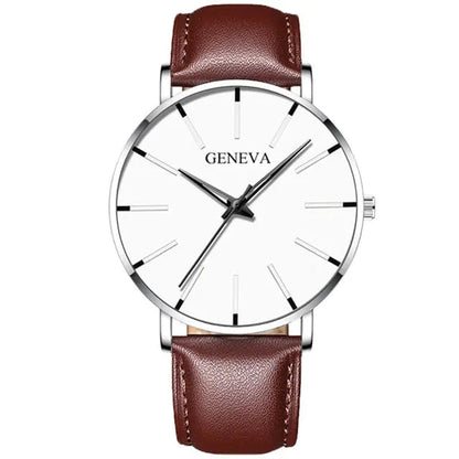 Minimalist Men's Fashion Ultra Thin Watch WEM Support (www.WEM.support)