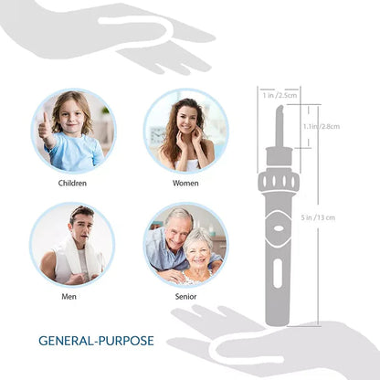Safety Electric Cordless Vacuum Ear Cleaner Wax Remover Painless Cleaning Tool WEM Support (www.WEM.support)