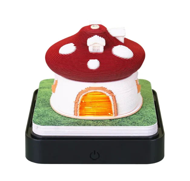 3D Earth Astronaut Calendar Memo Pad with LED Light WEM Support (www.WEM.support)