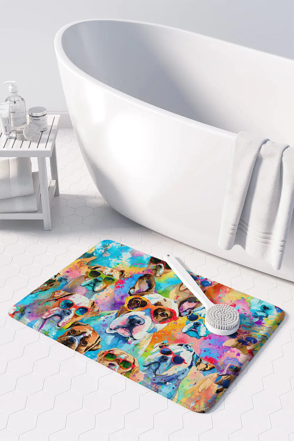 Boxer Hippie Dawg Memory Foam Kitchen Mat WEM Support (www.WEM.support)