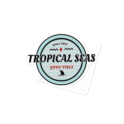 Retro Tropical Seas stickers WEM Support (www.WEM.support)