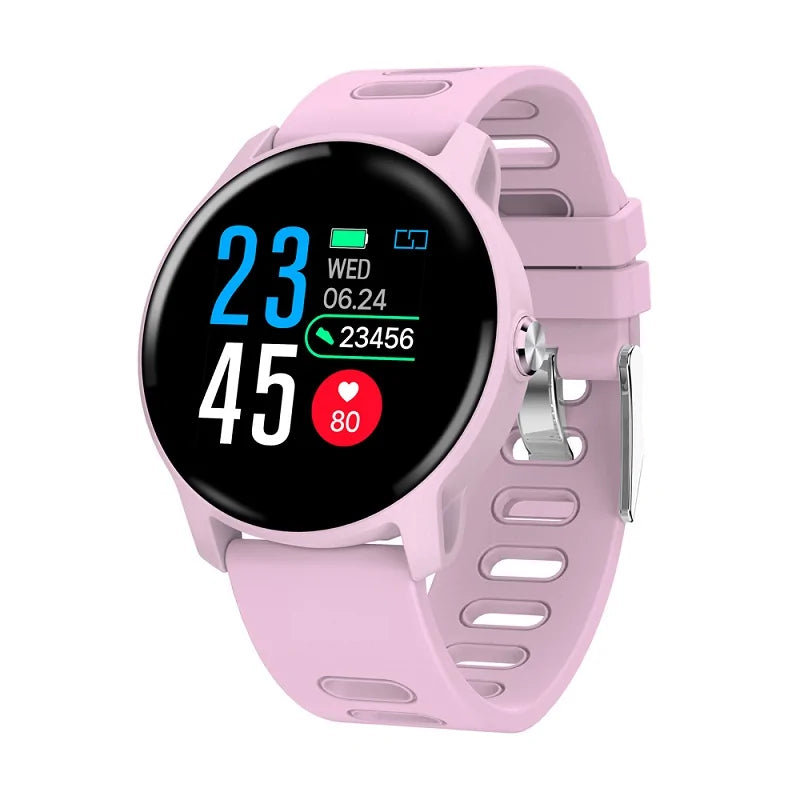 Fitness Tracker Heart Rate Monitor Women Clock Smartwatch WEM Support (www.WEM.support)