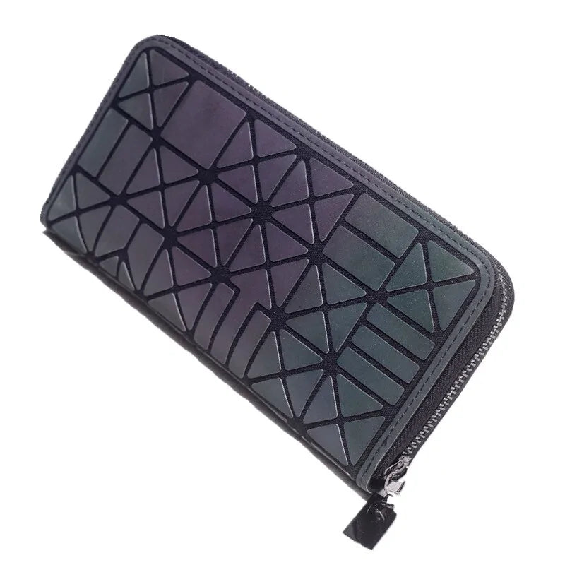 Slim Thin Geometric-Patterned Wallet WEM Support (www.WEM.support)