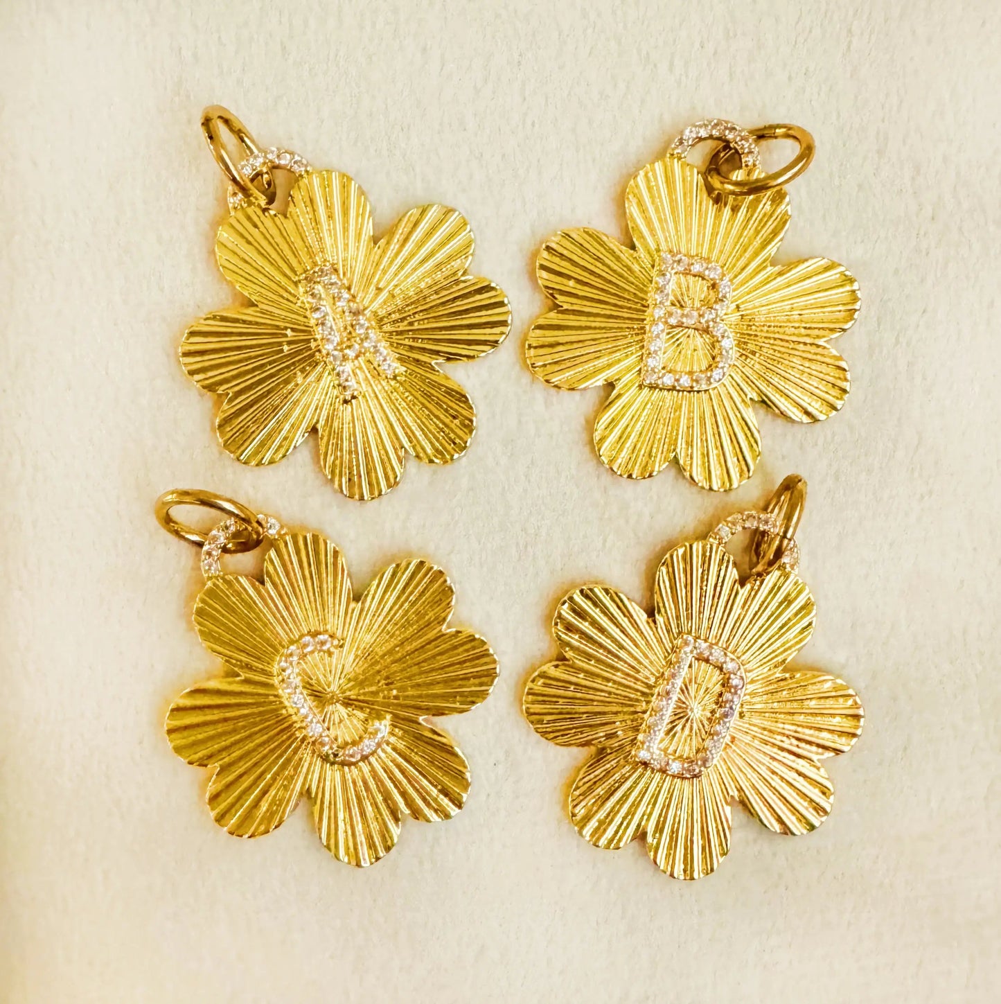 Clover Charm Initial Charm WEM Support (www.WEM.support)