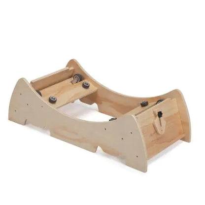 The Large Cat Running Wheel Is Suitable For Indoor Cats, Sturdy, Quiet And Lightweight, With Natural Wood Color WEM Support (www.WEM.support)