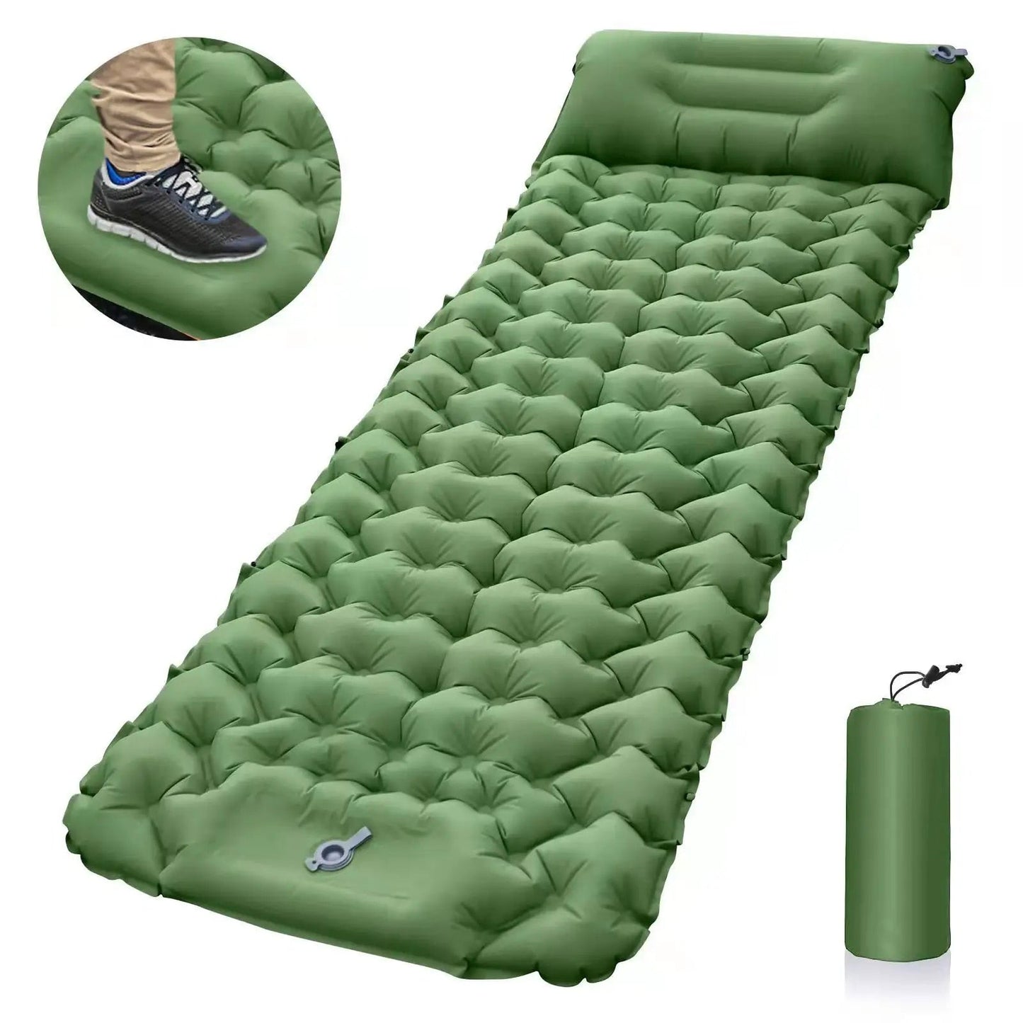 Adventurer's Dream Inflatable Sleeping Pad WEM Support (www.WEM.support)
