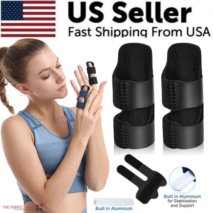 Adjustable Trigger Finger Splint Straightener Corrector Brace Support Protector WEM Support (www.WEM.support)