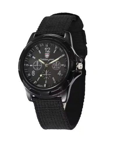 Nylon strap watch three-eye three-pin quartz watch WEM Support (www.WEM.support)