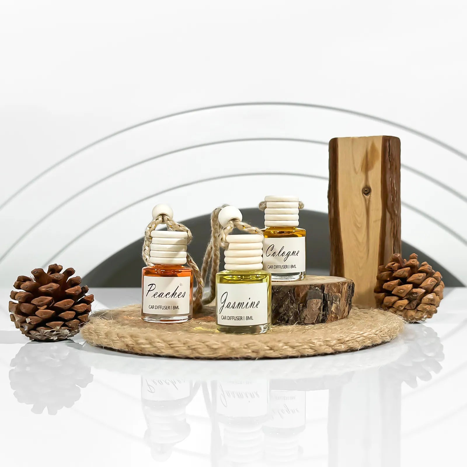 Scented Car Freshener - Car Air Freshener Diffuser - Last 60 Days WEM Support (www.WEM.support)