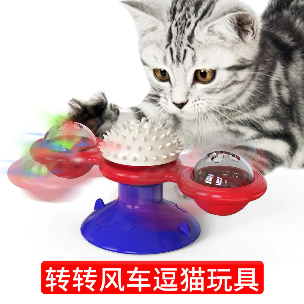 Brinquedo Catavento Rotativo para Gatos