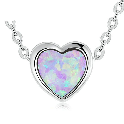 Opal Love Necklace HejK.com